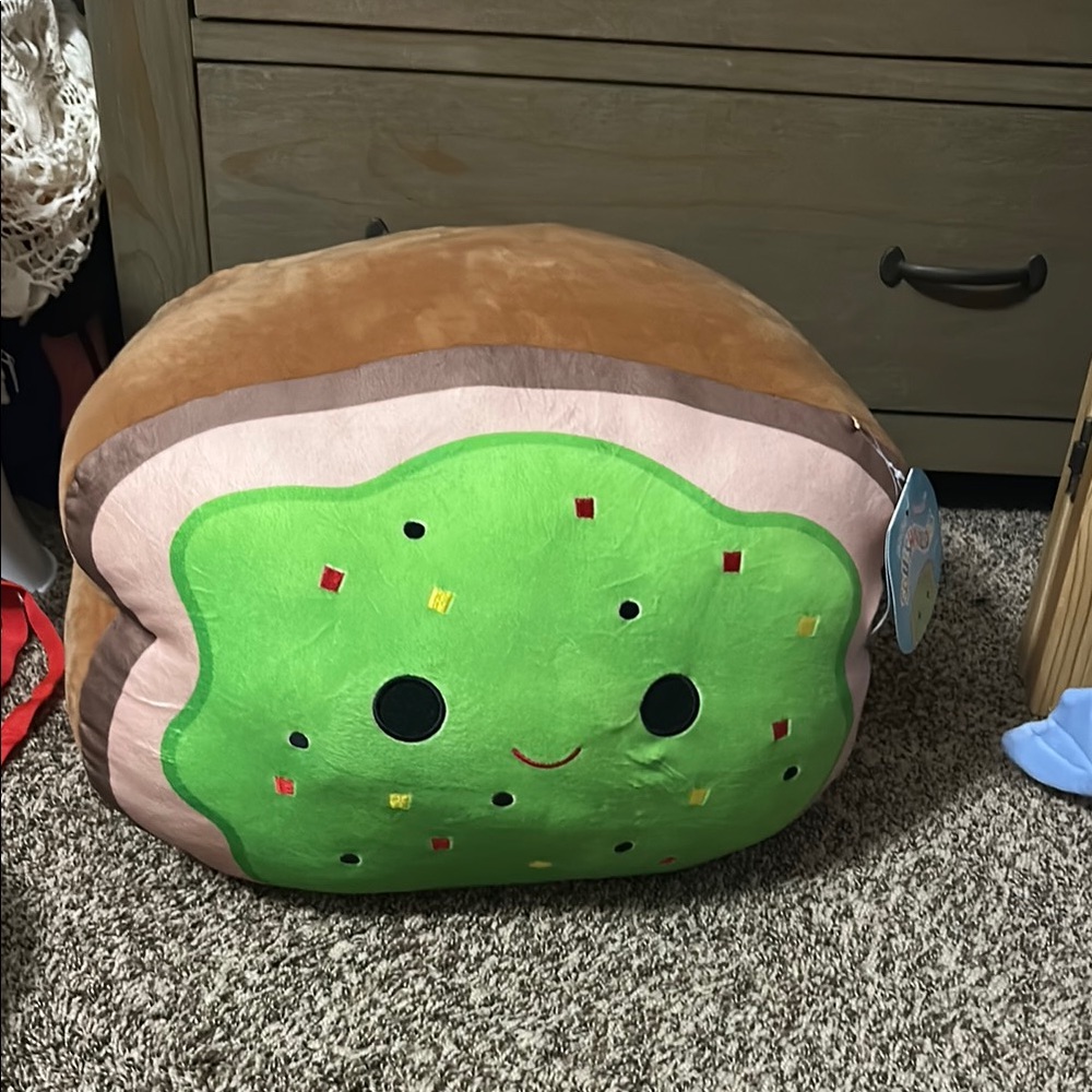 Squishmallow Avocado Toast Plush